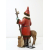 Figurka Mikołaj i zwierzęta dekoracja świąteczna